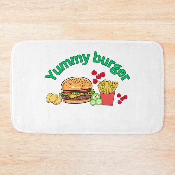 Item preview, Yummy Burger • Hamburguesa Deliciosa • Hambúrguer Delicioso designed and sold by LenaBlueDesigns.