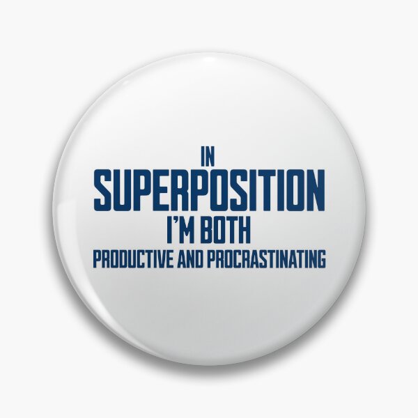 Item preview, Cita sobre la superposición productiva y la procrastinación designed and sold by Dago345.