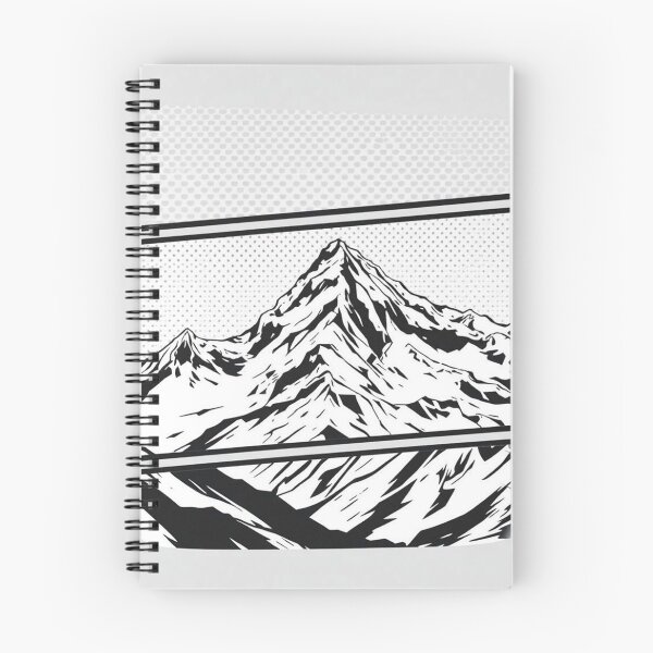 Item preview, Split Vision Summit – Contemporary Mountain Panels - Pop Art Mountain Landscape Love  designed and sold by Benito Del Ray.