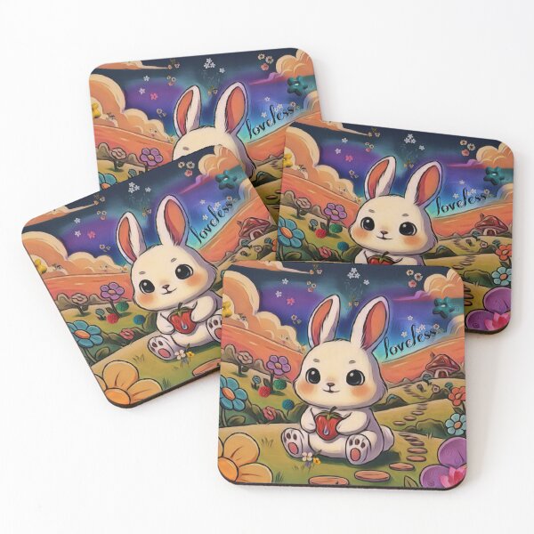 Item preview, Bunny with strawberry designed and sold by Ecosetereos.