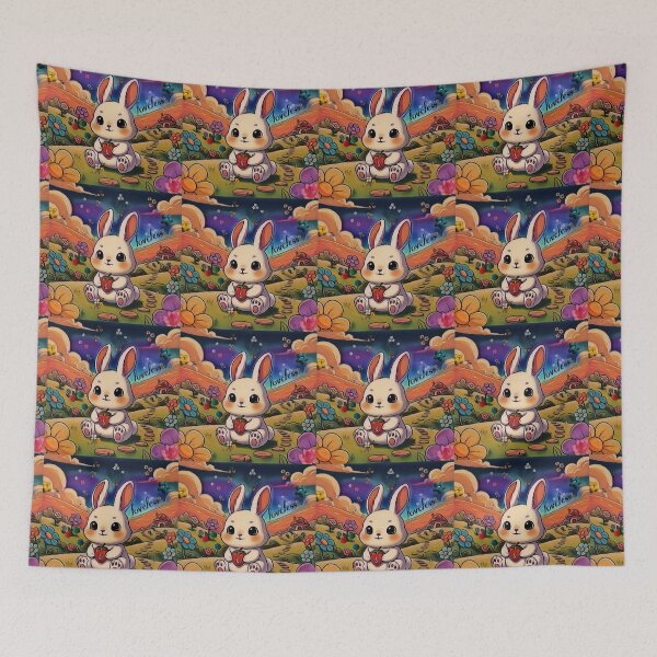 Item preview, Bunny with strawberry designed and sold by Ecosetereos.