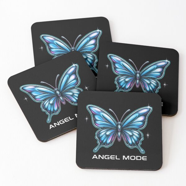 Item preview, Chrome Butterfly — ANGEL MODE (Y2K Aesthetic) designed and sold by Vivienne Antoinette.