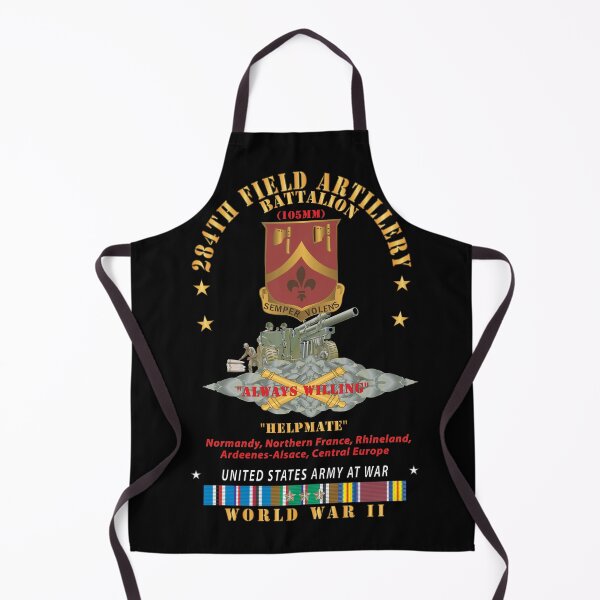 Item preview, DUI - 284th Field Artillery Battalion - DUI w Br - Helpmate - 105MM Gun - Crew - EUR SVC WWII X 300 designed and sold by Military Insignia Products.