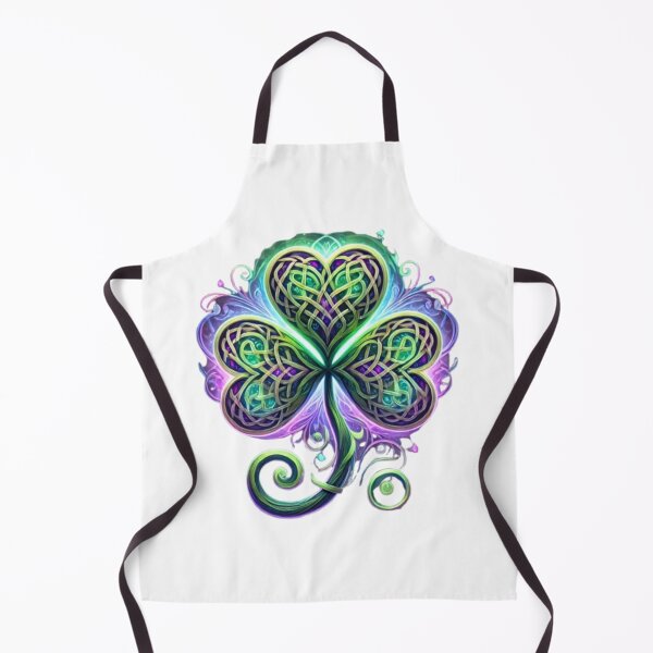 Item preview, Celtic Shamrock – Magical Knotwork with Aurora Glow designed and sold by CelticSoulShop.