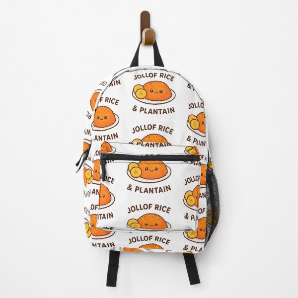 Item preview, Kawaii Jollof Rice & Plantain Sticker – Cute African Food Art, Nigerian Cuisine designed and sold by OsasChild.