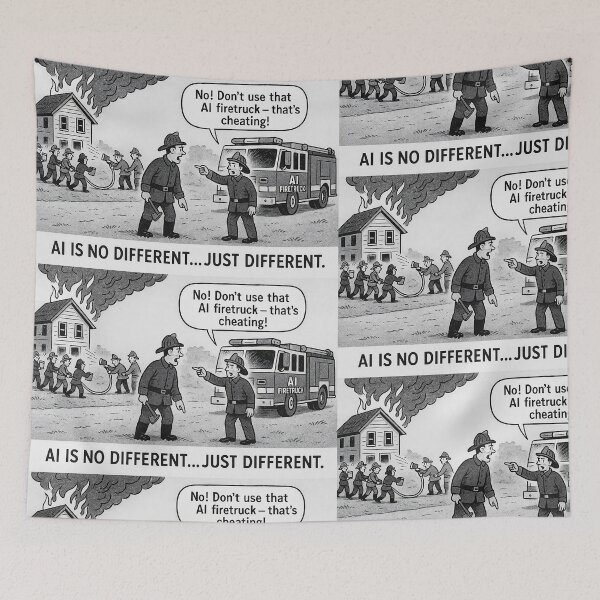Item preview, Firefighting Through Time designed and sold by MeyVyn-Store.