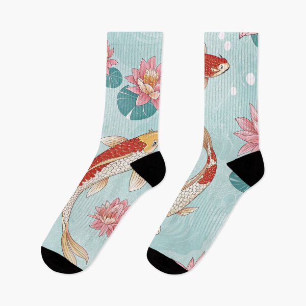 Item preview, Lotus flowers & Japanese Koi fish , luck symbols . designed and sold by Lucky 777.