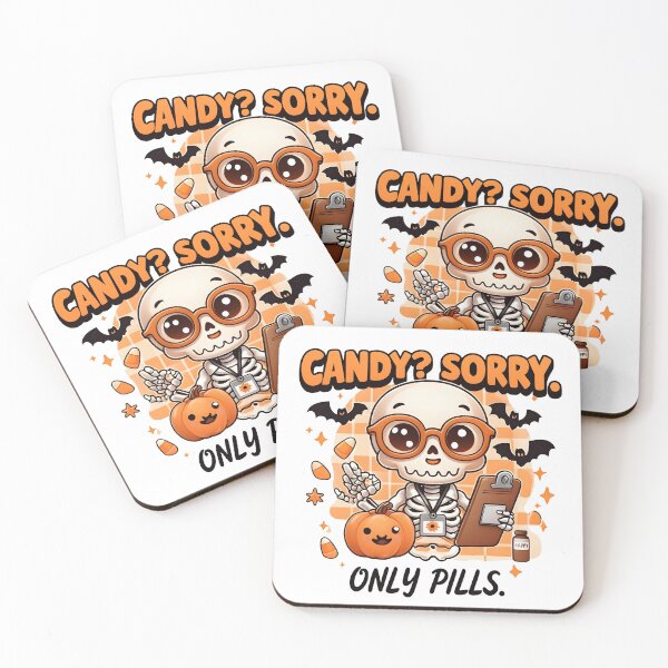Item preview, Candy Sorry Only Pills, Funny Gift for Pharmacy, Halloween Gift for Pharmacy designed and sold by elikatti.
