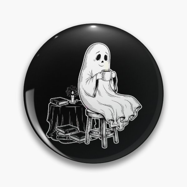 Item preview, Coffee Loving Ghost designed and sold by Linework Studio.