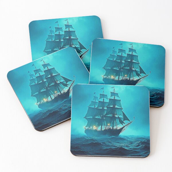Item preview, Hauntingly Beautiful Ocean Voyage Design designed and sold by Health And Fitness Posts e-Store.