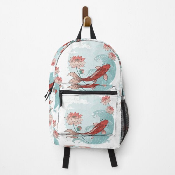 Item preview, Lotus flowers & Japanese Koi fish , luck symbols . designed and sold by Lucky 777.