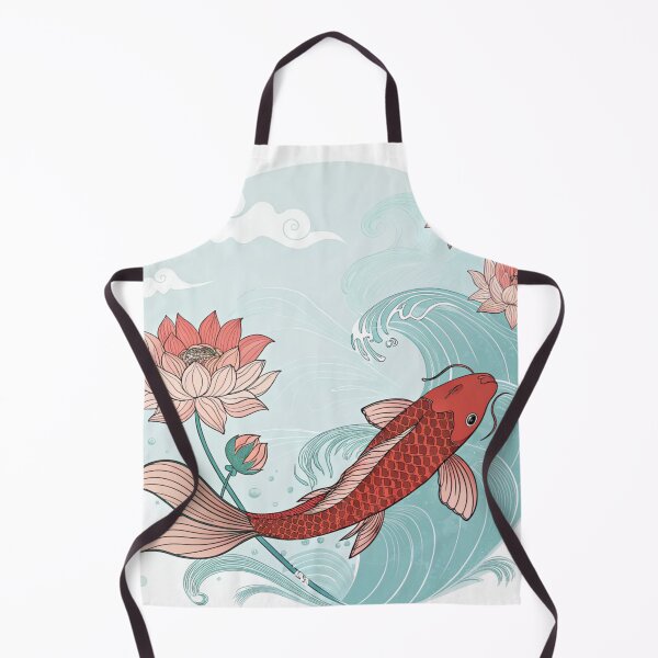 Item preview, Lotus flowers & Japanese Koi fish , luck symbols . designed and sold by Lucky 777.