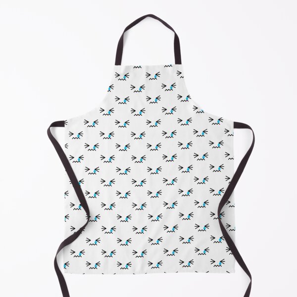 Item preview, Adorable kawaii shy crying face pattern designed and sold by BlushyPrint.