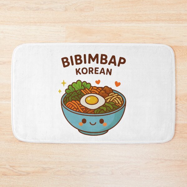 Item preview, Kawaii Bibimbap Sticker – Cute Korean Food Art, Bibimbap Bowl  designed and sold by OsasChild.
