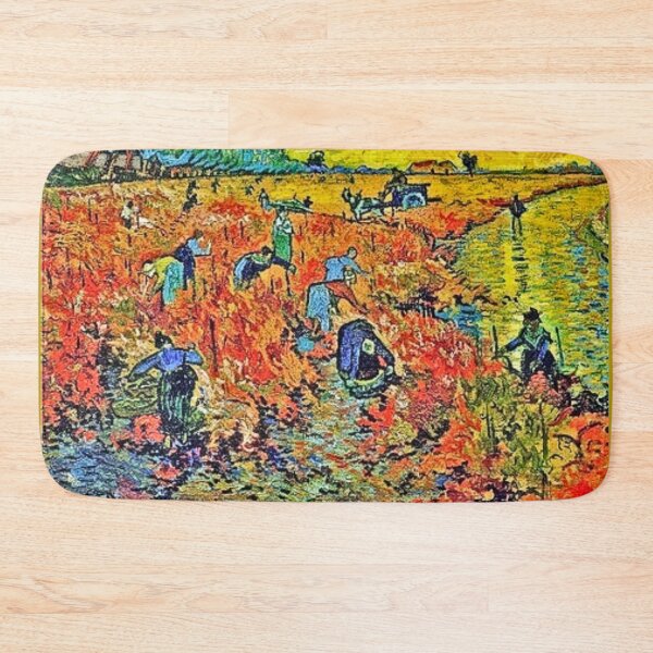 Item preview, The Red Vineyard (1888), the only painting Vincent van Gogh sold during his lifetime. designed and sold by CristalleLisa.