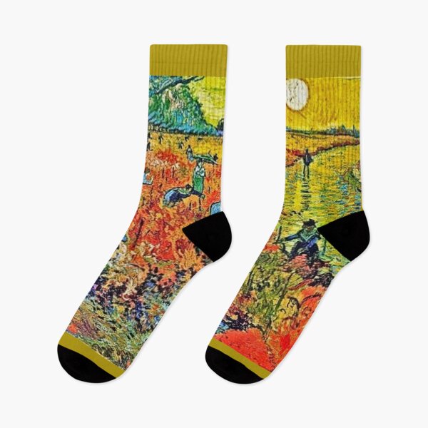 Item preview, The Red Vineyard (1888), the only painting Vincent van Gogh sold during his lifetime. designed and sold by CristalleLisa.