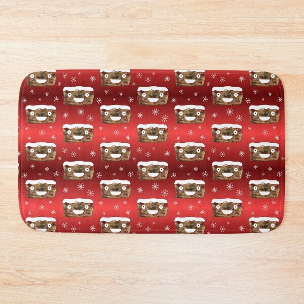 Item preview, Creepy Christmas Fruitcake Pattern Red designed and sold by ArtVixen.