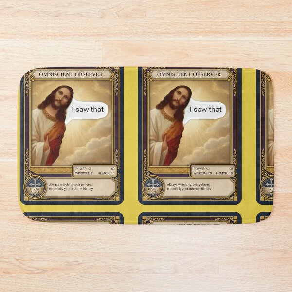 Item preview, Omniscient Observer: I Saw That Trading Card designed and sold by MattBStickers.