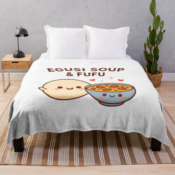 Item preview, Kawaii Egusi Soup & Fufu Sticker – Cute African Food Art, Nigerian Cuisine designed and sold by OsasChild.