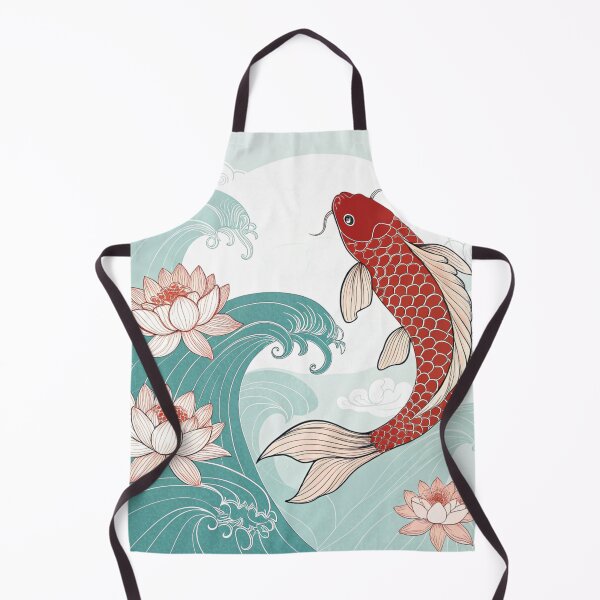 Item preview, Lotus flowers & Japanese Koi fish , luck symbols . designed and sold by Lucky 777.