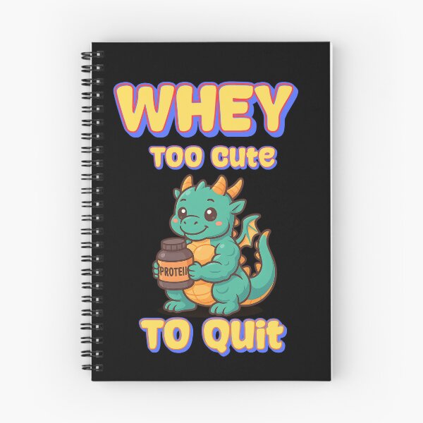 Item preview, Whey Too Cute To Quit Gift for Gym lover designed and sold by Bawek85Designs.