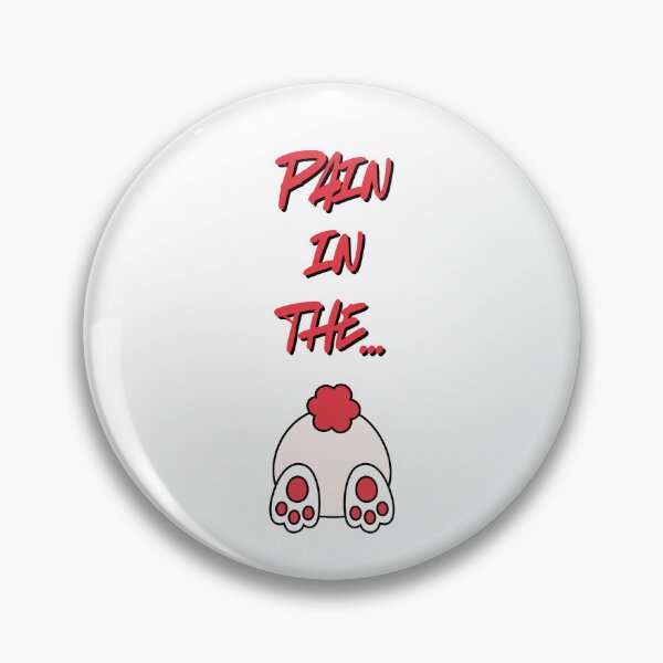 Item preview, Pain in the Bunny – Funny Cartoon Pun designed and sold by deepgoa.