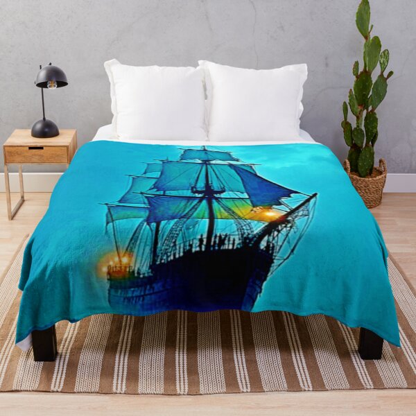 Item preview, Ghostly Tall Ship Sea Voyage Design designed and sold by Health And Fitness Posts e-Store.