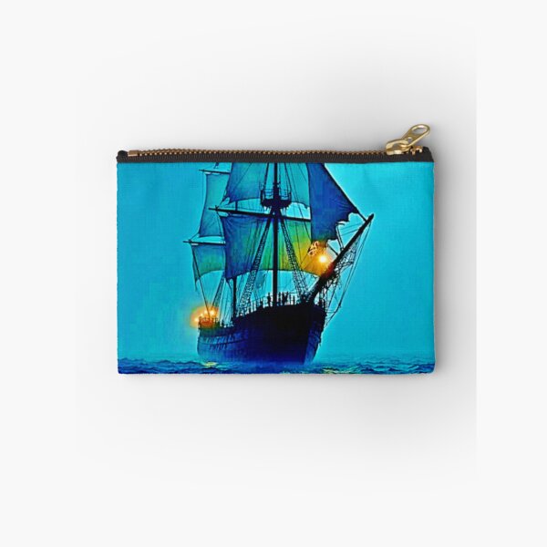 Item preview, Ghostly Tall Ship Sea Voyage Design designed and sold by Health And Fitness Posts e-Store.