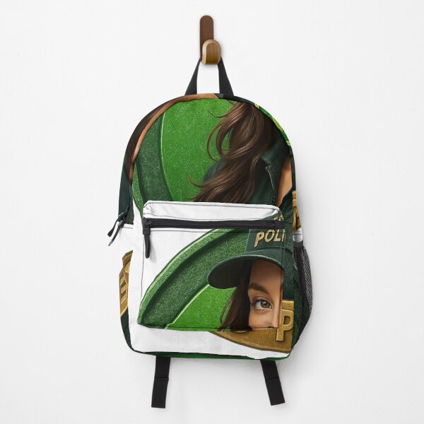 Item preview, Eco Police Uniform Design with Green Leaf Emblem and Gold Banner designed and sold by Creative88Art.