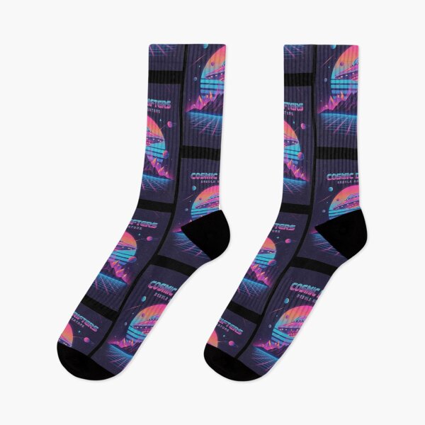 Item preview, Cosmic Drifters Nebula Navigators - Retro Wave UFO  designed and sold by Too Kool Designing .