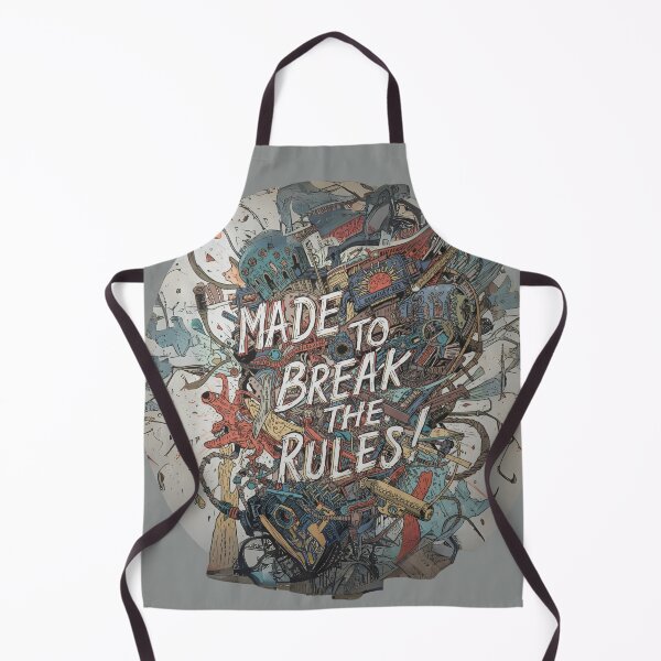 Item preview, Made to Break the Rules – Bold Rebel Quote Art designed and sold by dotitoko.