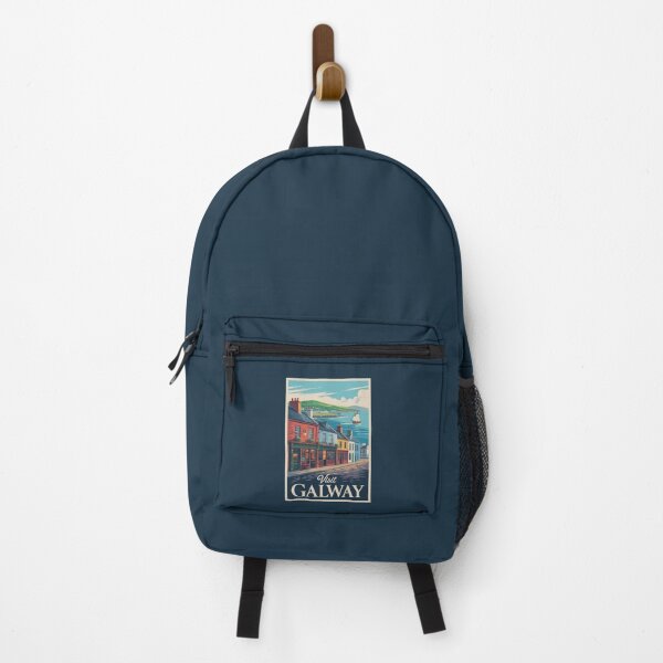 Item preview, Galway Ireland Illustration Travel Art Vintage designed and sold by KrisSidDesigns.