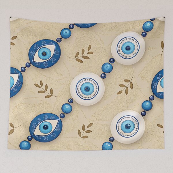 Item preview, Evil eye talismans & blue beads . designed and sold by Lucky 777.