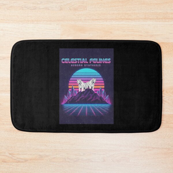 Item preview, Celestial Felines - Retro Wave  designed and sold by Too Kool Designing .