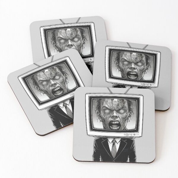 Item preview, Zombie in Suit - Undead TV Head designed and sold by NightTimeJ.