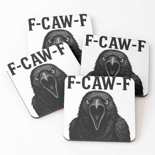 Item preview, F-CAW-F – Angry Raven Bold Graphic Design designed and sold by MAF_Merch.