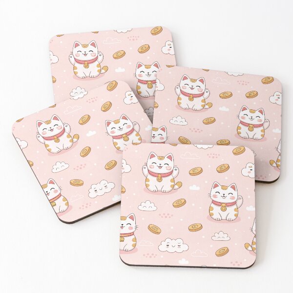 Item preview, Maneki Neko waving lucky cats designed and sold by Lucky 777.
