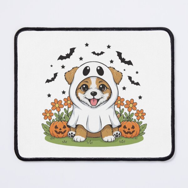Item preview, Pyrenean Shepherd Puppy Ghost – Cute Halloween Dog Costume designed and sold by The Real Life Symphony.