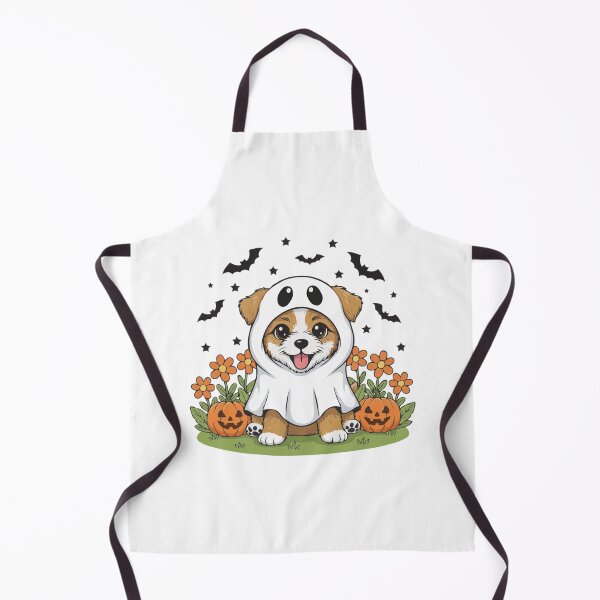 Item preview, Pyrenean Shepherd Puppy Ghost – Cute Halloween Dog Costume designed and sold by The Real Life Symphony.