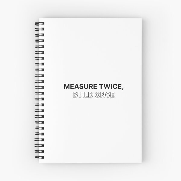 Item preview, Measure twice, build once designed and sold by Jiben44.