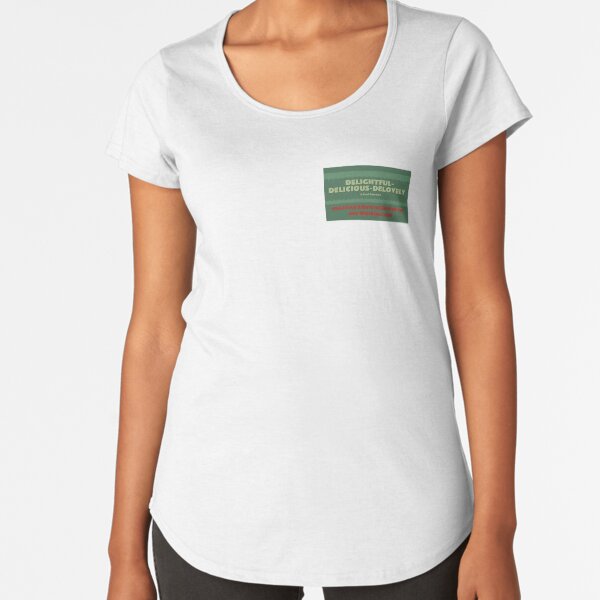 Delightful Delicious Delovely Premium Scoop T-Shirt