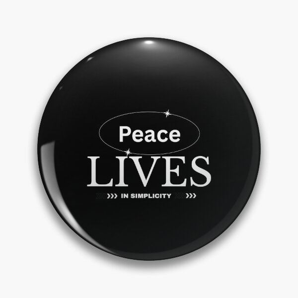 Item preview, PEACE LIVES IN SIMPLICITY. designed and sold by mindyourco.