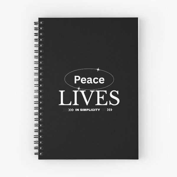 Item preview, PEACE LIVES IN SIMPLICITY. designed and sold by mindyourco.