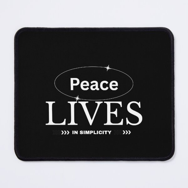 Item preview, PEACE LIVES IN SIMPLICITY. designed and sold by mindyourco.