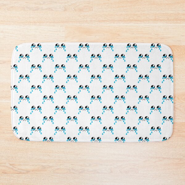 Item preview, Adorable kawaii crying face pattern designed and sold by BlushyPrint.