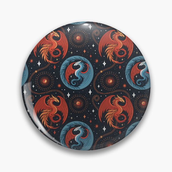 Item preview, Phoenix & dragon yin-yang . designed and sold by Lucky 777.