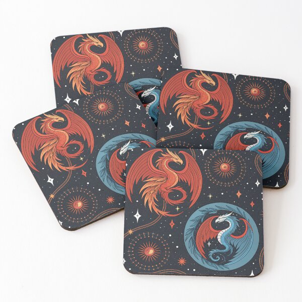 Item preview, Phoenix & dragon yin-yang . designed and sold by Lucky 777.