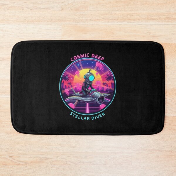 Item preview, Cosmic Deep Stellar Diver retro wave designed and sold by Too Kool Designing .