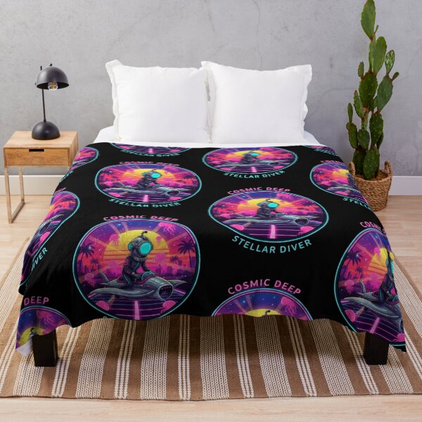 Item preview, Cosmic Deep Stellar Diver retro wave designed and sold by Too Kool Designing .