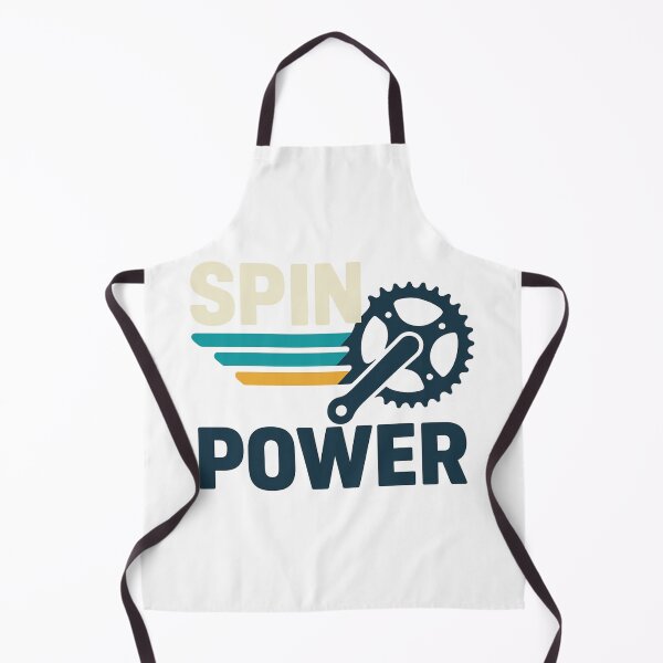 Item preview, Spin Power Cycling Crankset Graphic T-Shirt Design designed and sold by Qbi Cycle & Co. – Cycling Apparel & Accessories.